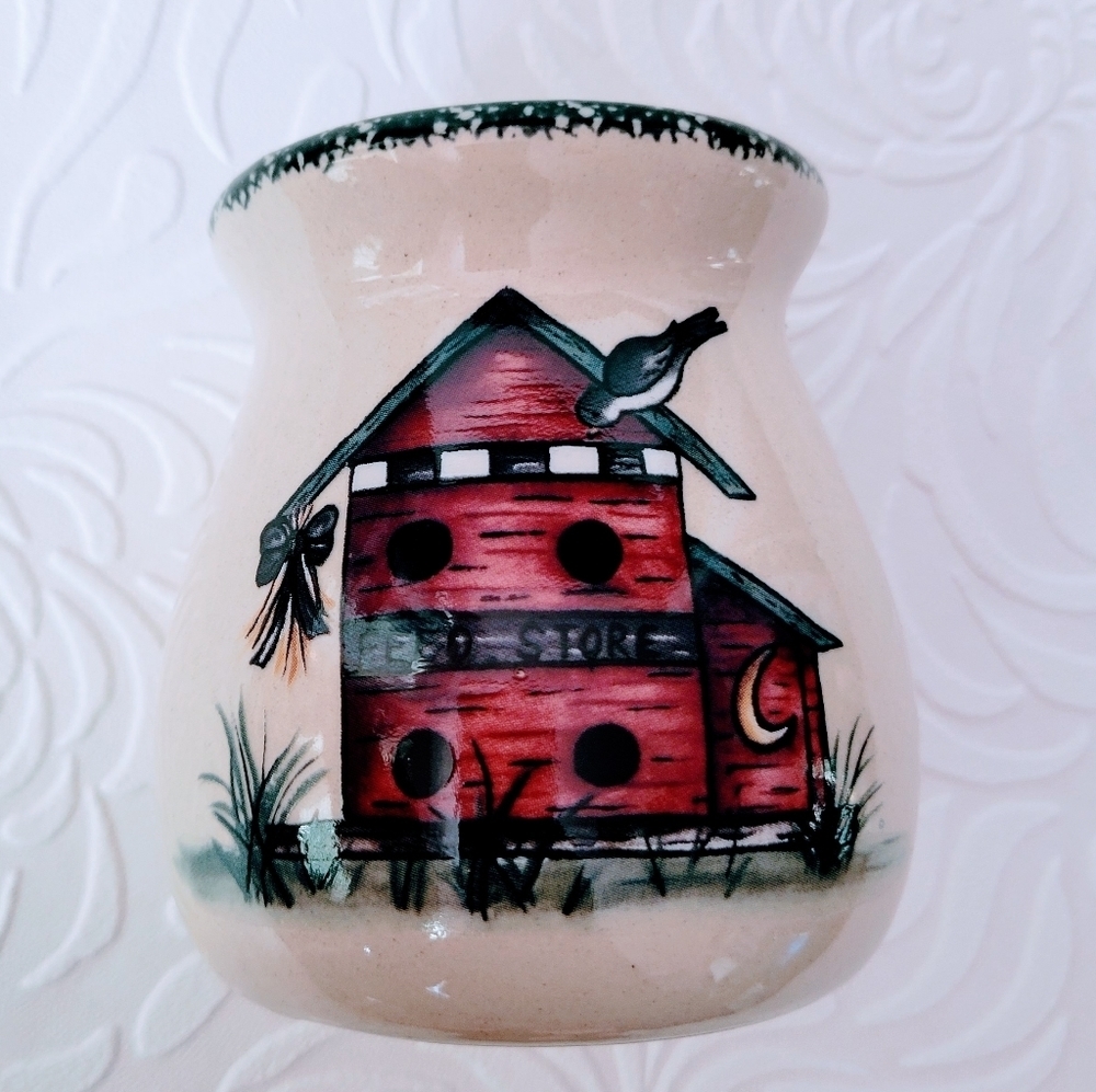 Home & Garden Birdhouse Small Crock (2002)